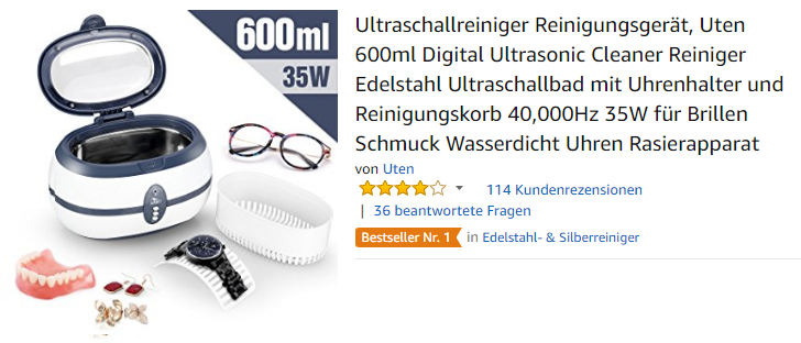 Ultraschallreiniger-Reinigungsgerät