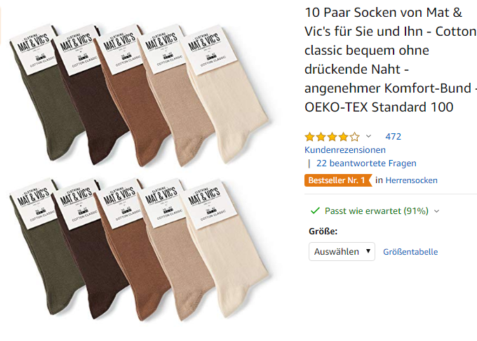 10 Paar Socken