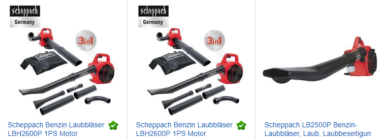 Scheppach Laubbläser