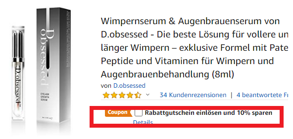 Wimpernserum & Augenbrauenserum von D.obsessed